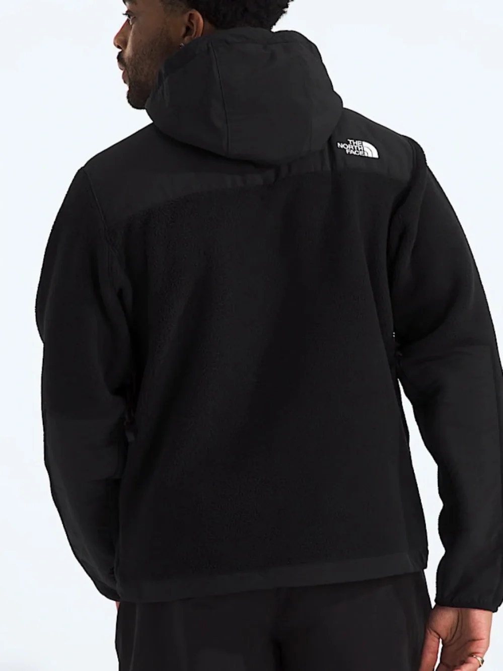 The North Face Retro Denali men’s black hooded fleece jacket